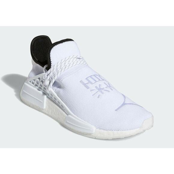 adidas NMD Hu Pharrell Extra Eye White Men's Shoes Size 14